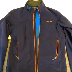 Patagonia Men’s Adze Softshell Jacket Medium Blue